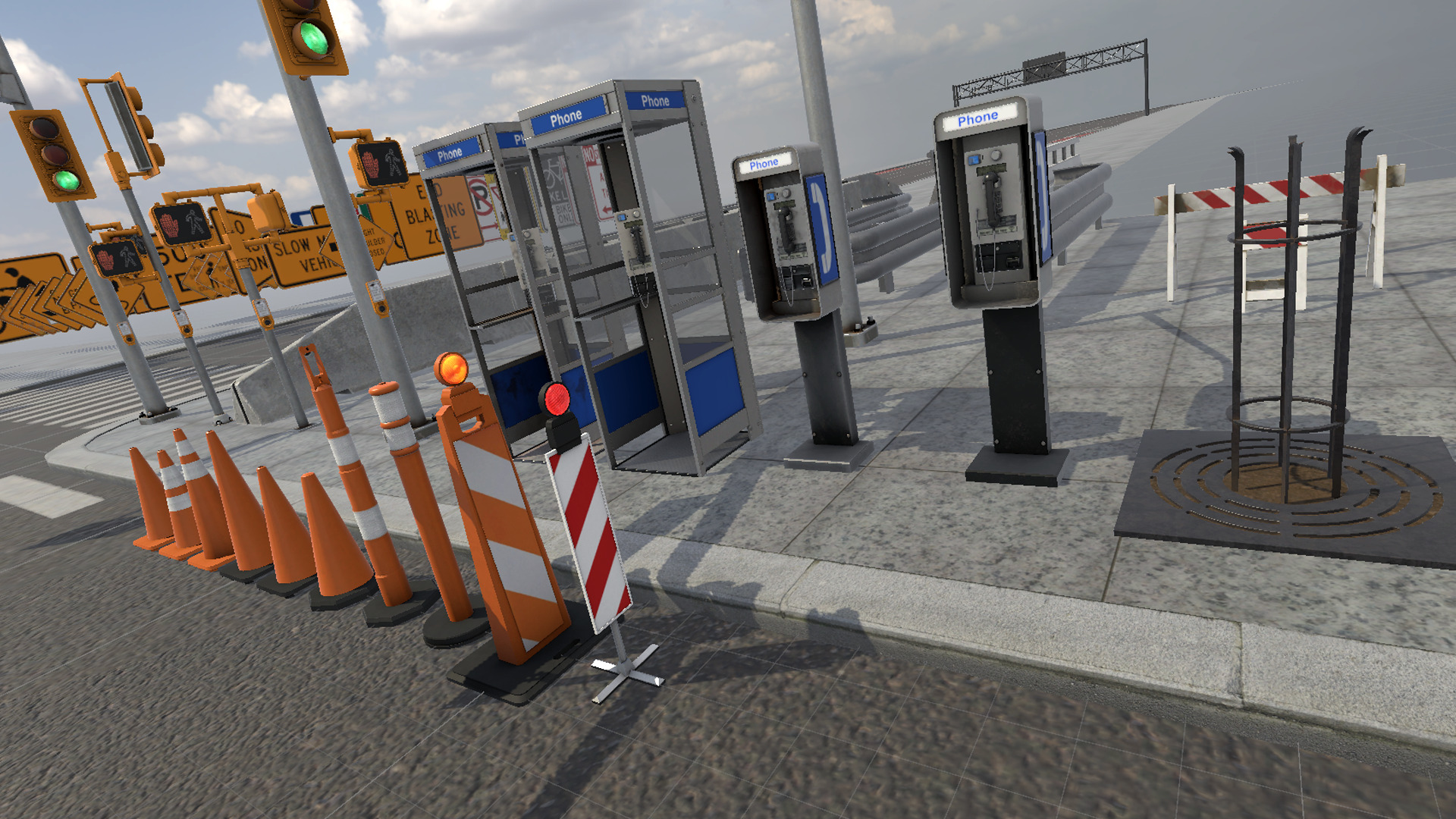 Interstate Props Low-poly 3D model_5