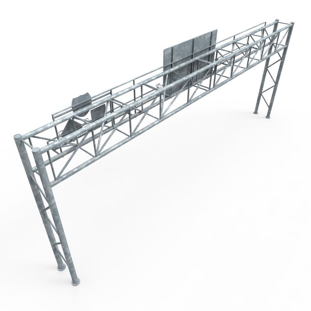 Interstate Props Low-poly 3D model_18