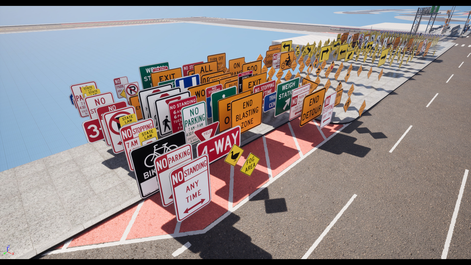 Interstate Props Low-poly 3D model_21