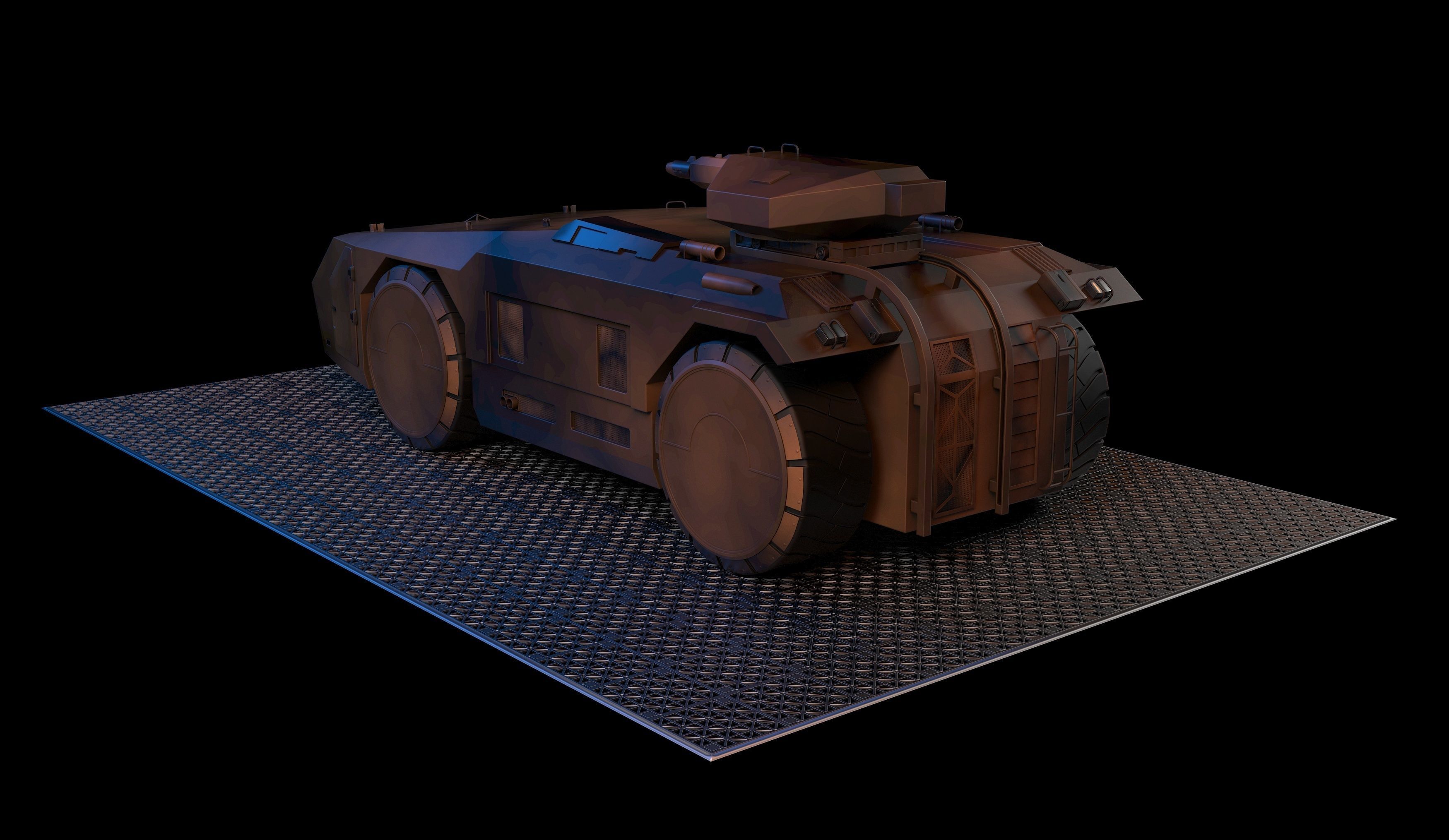 M577 APC Aliens 3D model_3