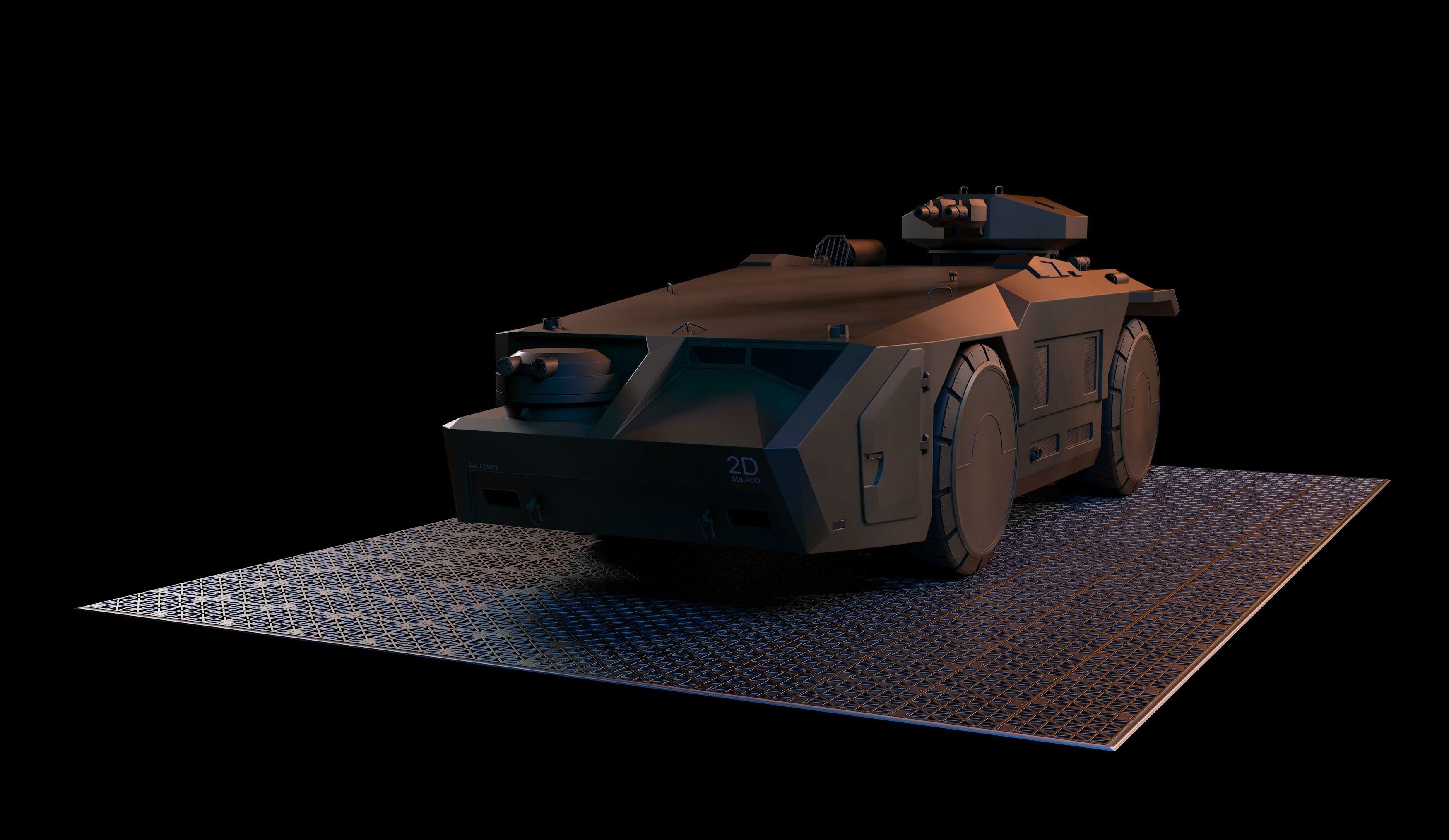 M577 APC Aliens 3D model_2