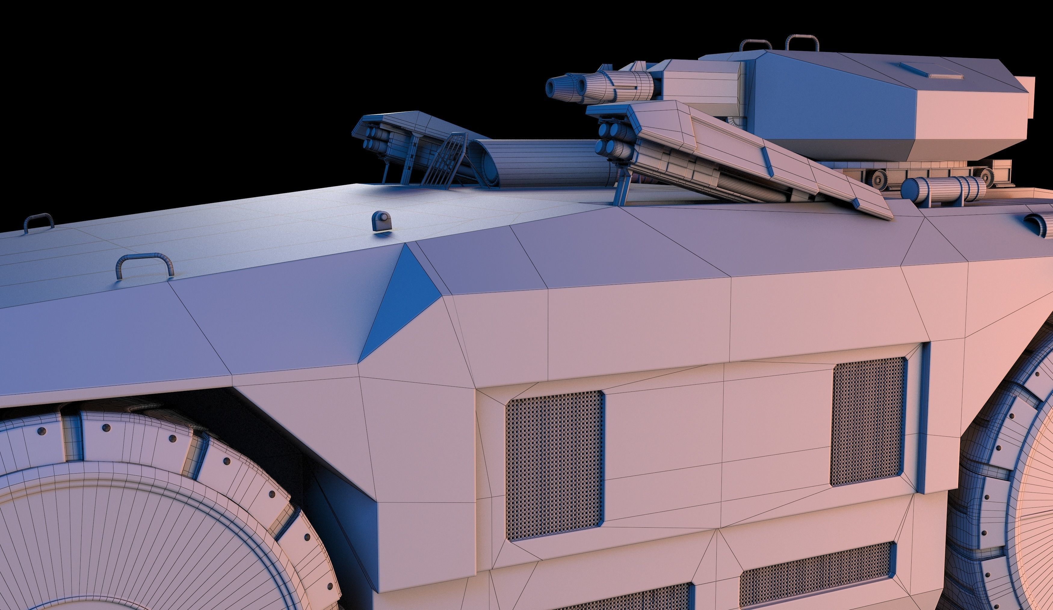 M577 APC Aliens 3D model_9