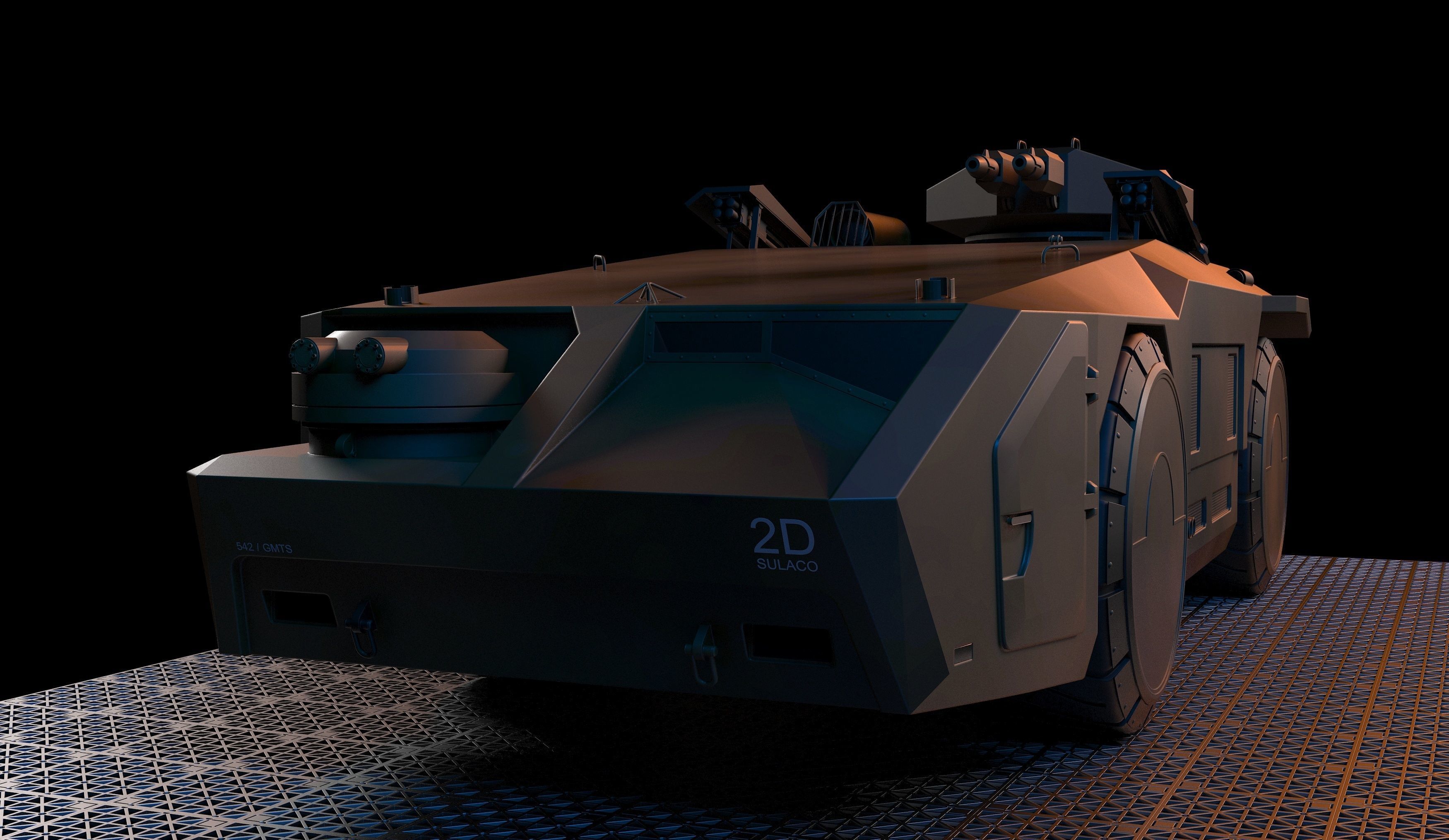 M577 APC Aliens 3D model_5