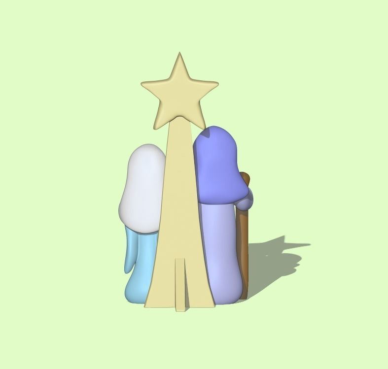 Navidad Scene Xmas 3D print model_2