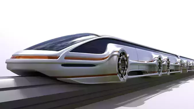 Future Train 01 3D model
