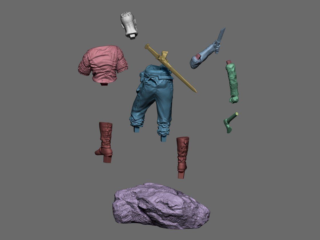 FLOKI VIKINGS 3D print model_4