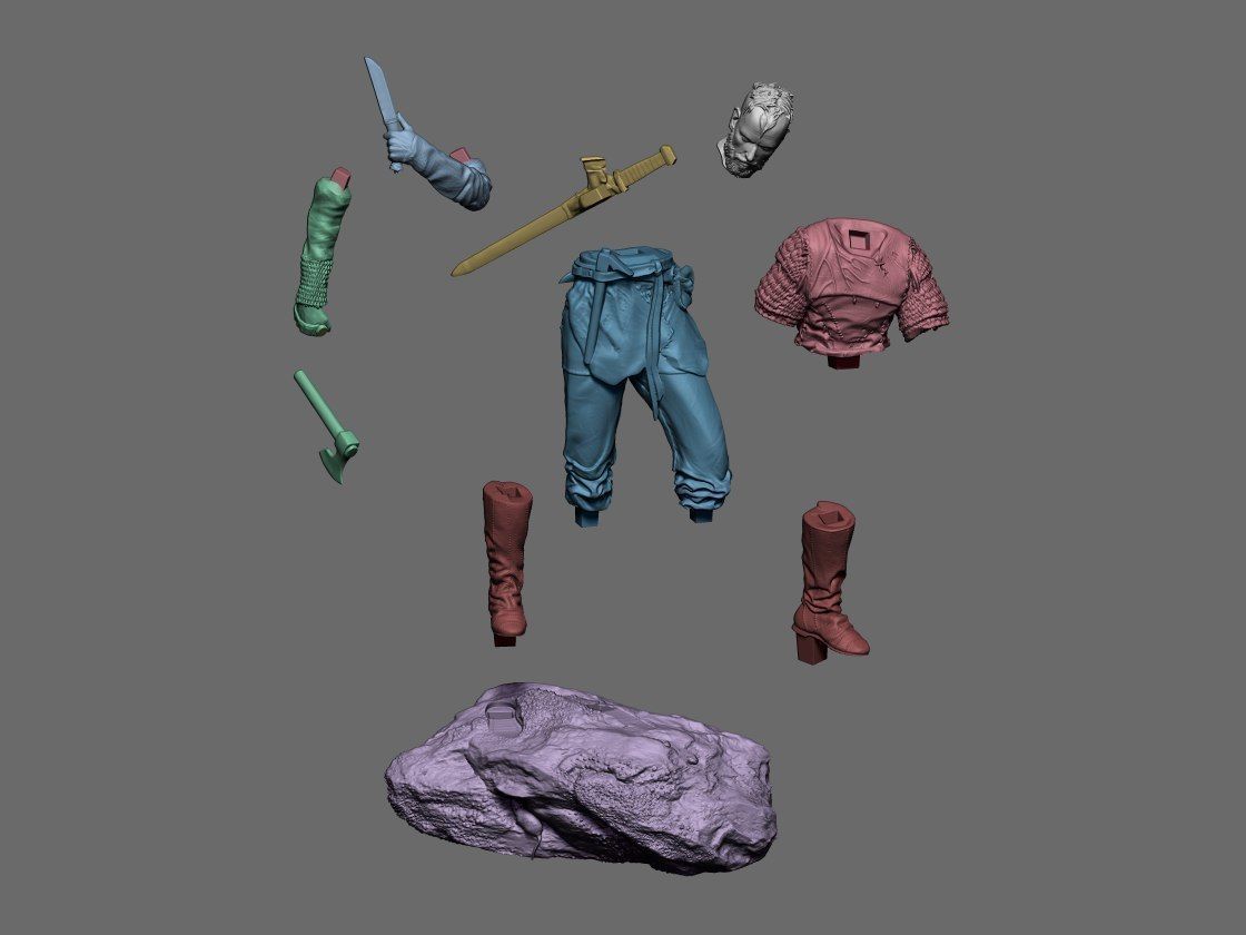 FLOKI VIKINGS 3D print model_5