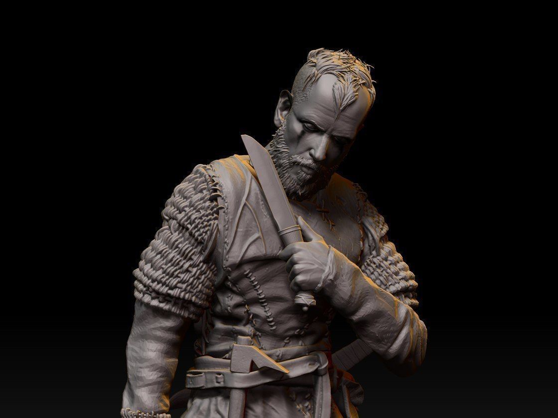 FLOKI VIKINGS 3D print model_3