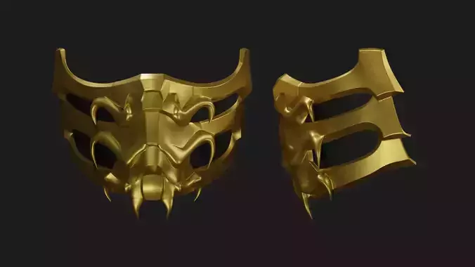 Scorpion mask and armor MK9