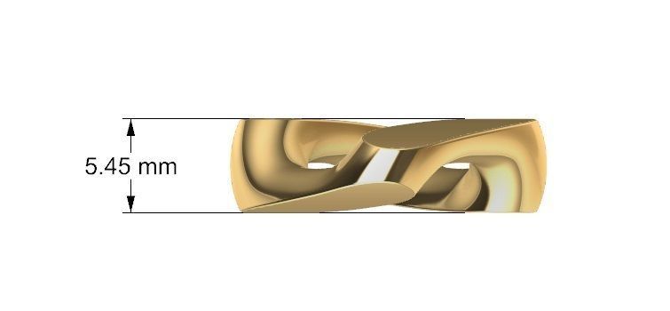 18 MM MIAMI CUBAN LINK CHAIN FOR BRACELET OR NECKLACE 3D print model_10