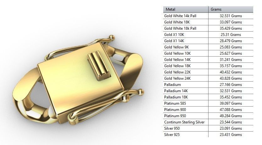 18 MM MIAMI CUBAN LINK CHAIN FOR BRACELET OR NECKLACE 3D print model_8