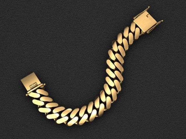 20 MM MIAMI CUBAN LINK CHAIN FOR BRACELET OR NECKLACE 3D print model_2