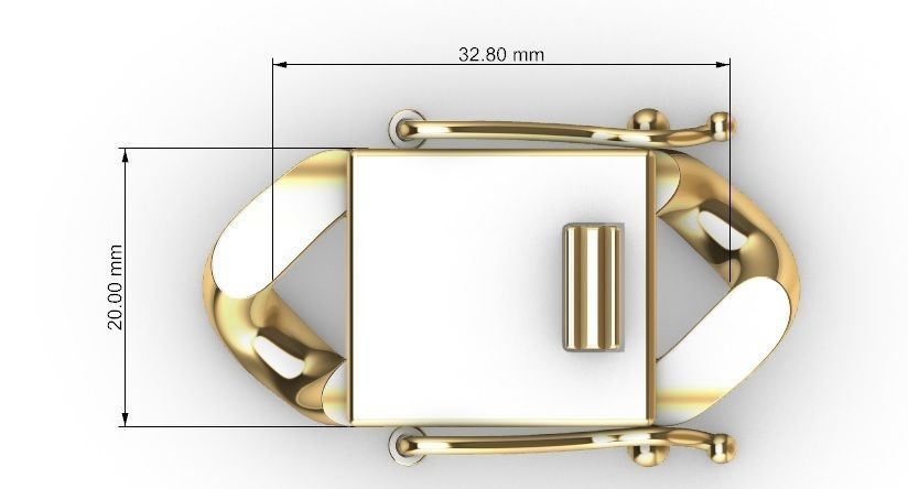 20 MM MIAMI CUBAN LINK CHAIN FOR BRACELET OR NECKLACE 3D print model_7