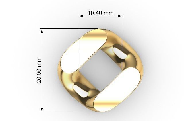 20 MM MIAMI CUBAN LINK CHAIN FOR BRACELET OR NECKLACE 3D print model_8