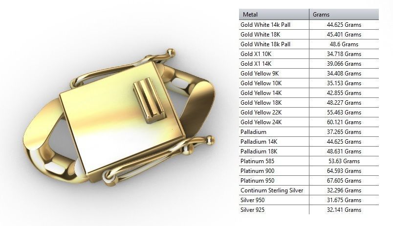 20 MM MIAMI CUBAN LINK CHAIN FOR BRACELET OR NECKLACE 3D print model_11