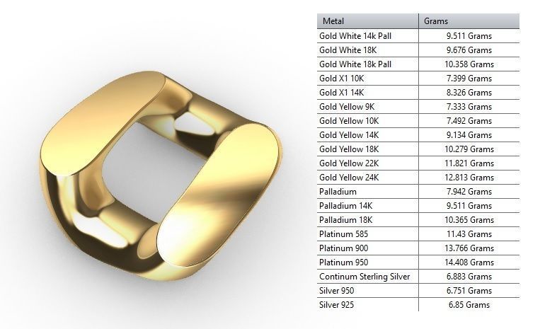 20 MM MIAMI CUBAN LINK CHAIN FOR BRACELET OR NECKLACE 3D print model_10