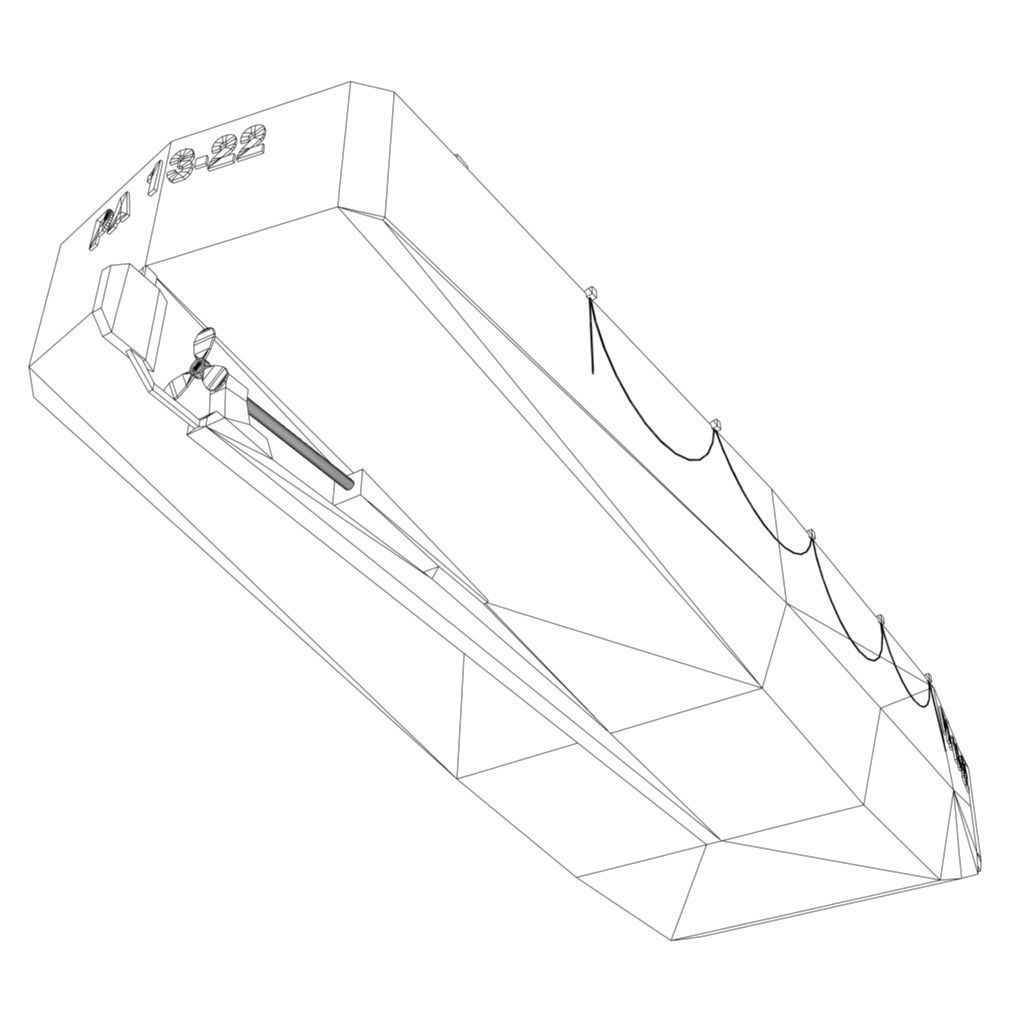World War 2 LCVP Landing Boat Low-poly 3D model_6