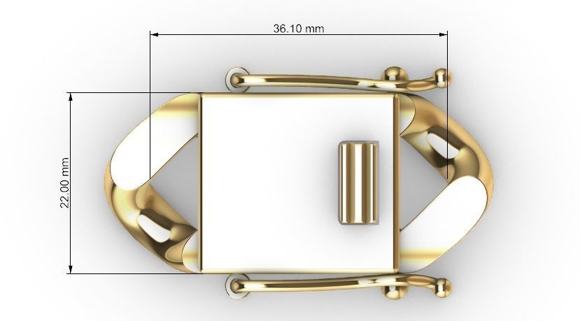 22 MM MIAMI CUBAN LINK CHAIN FOR BRACELET OR NECKLACE 3D print model_7