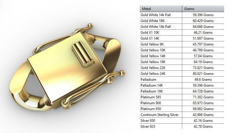22 MM MIAMI CUBAN LINK CHAIN FOR BRACELET OR NECKLACE 3D print model_8