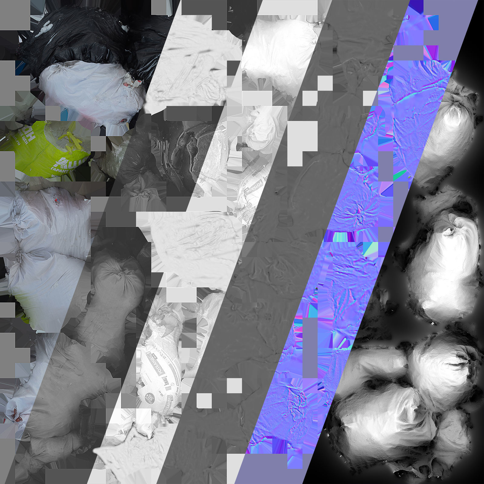 Ultra realistic pile of Garbage 3D model_18