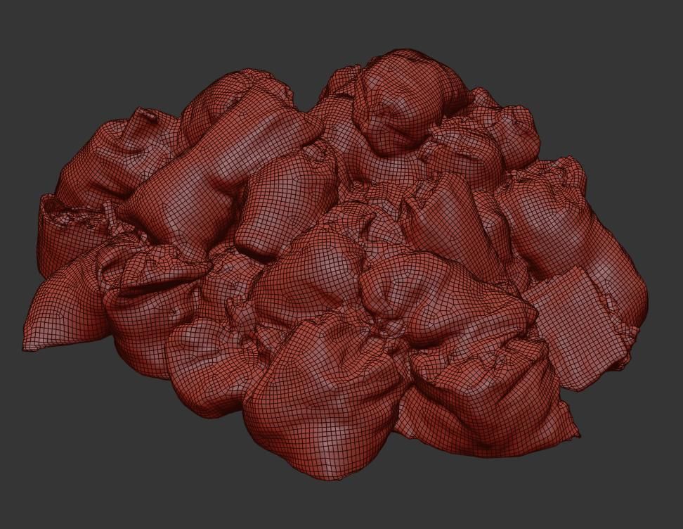 Ultra realistic pile of Garbage 3D model_10