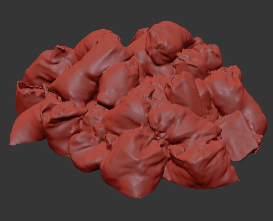 Ultra realistic pile of Garbage 3D model_9