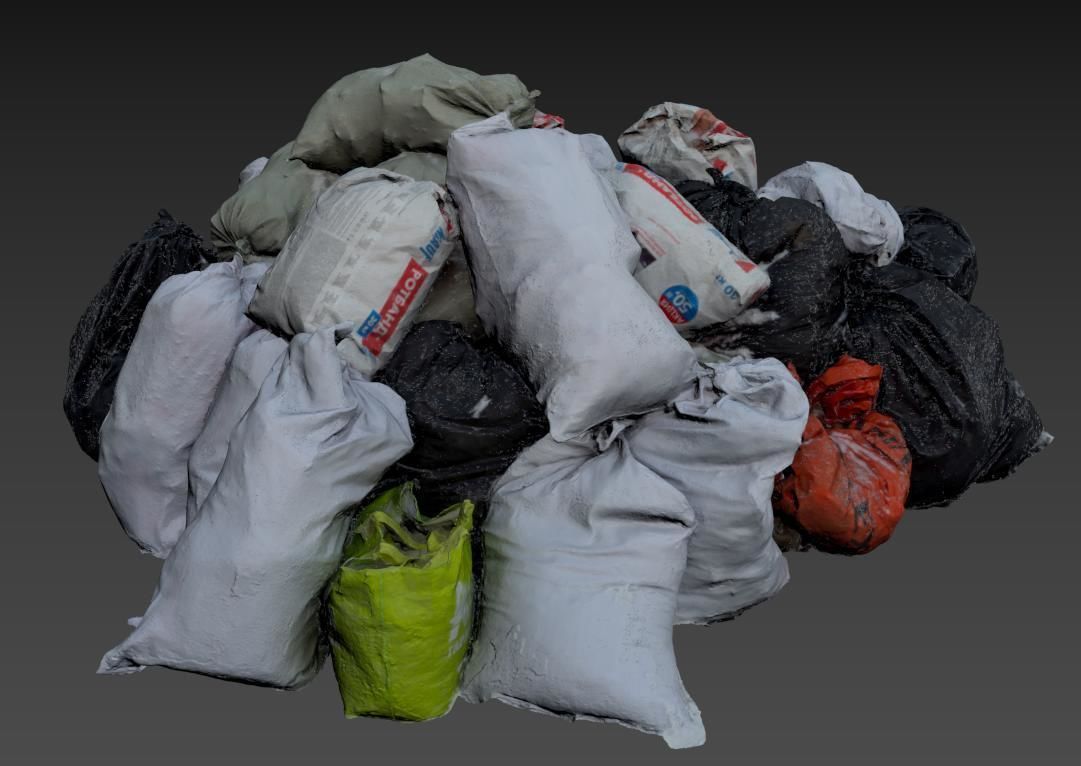 Ultra realistic pile of Garbage 3D model_15