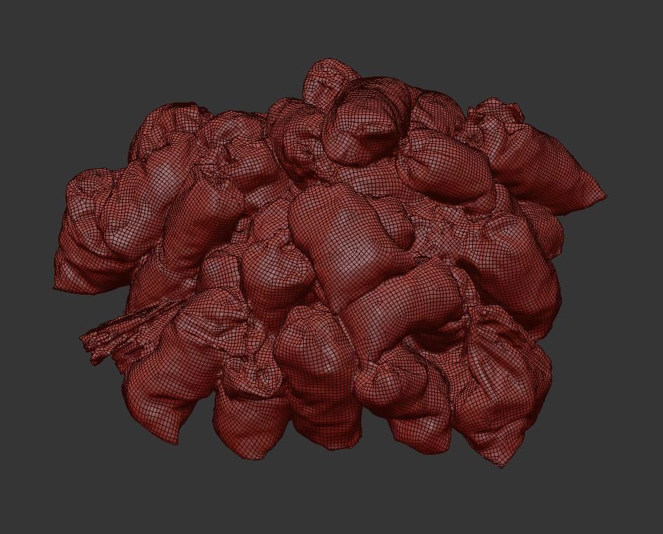 Ultra realistic pile of Garbage 3D model_12