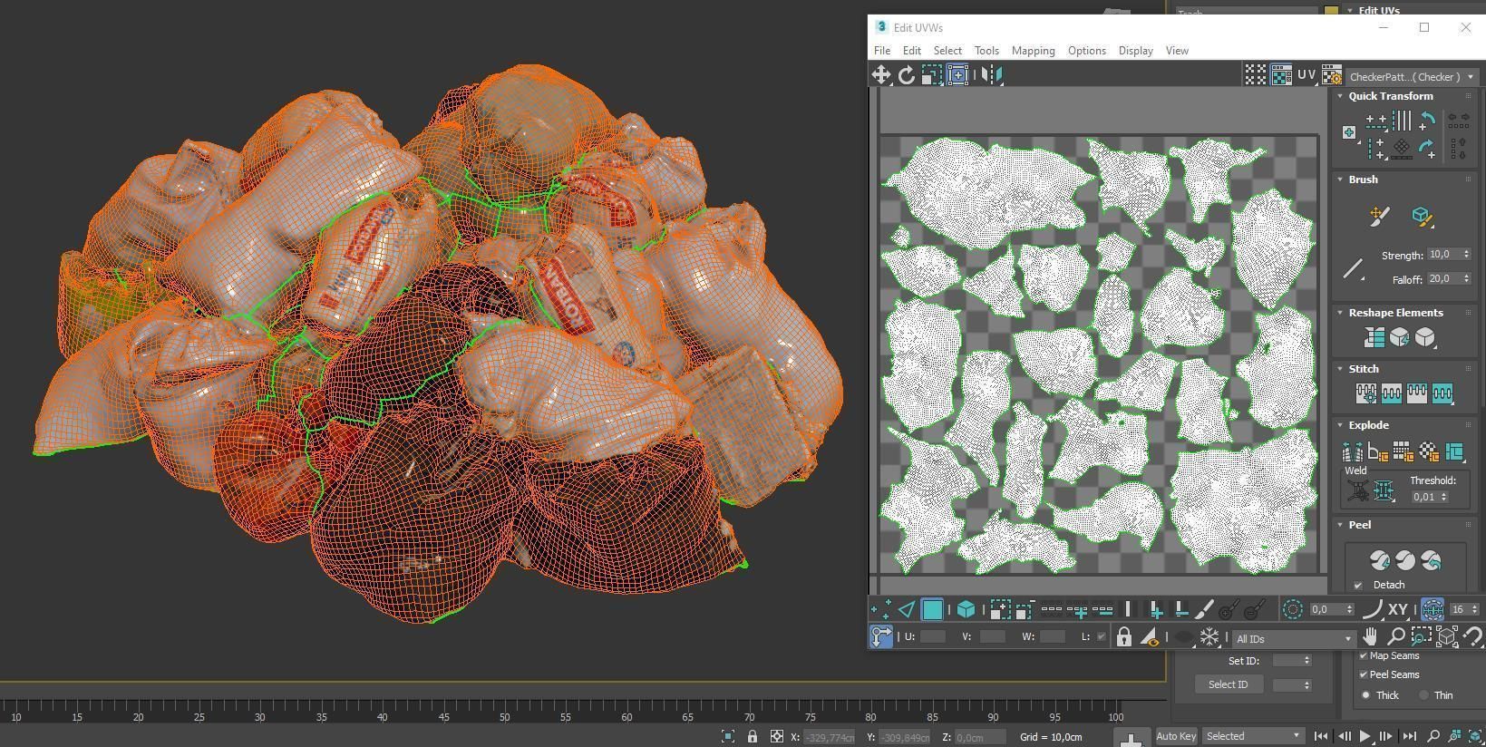Ultra realistic pile of Garbage 3D model_14