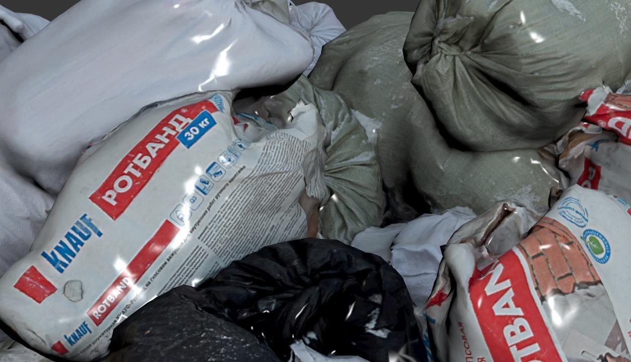 Ultra realistic pile of Garbage 3D model_8