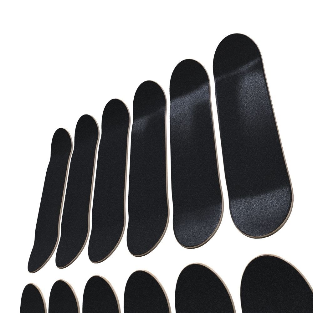 Skate Decks Low-poly 3D model_8