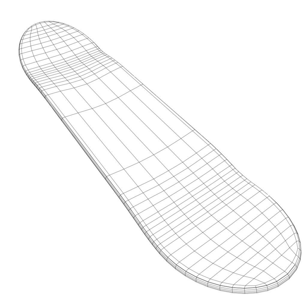 Skate Decks Low-poly 3D model_10