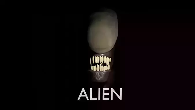 low quality Xenomorph Head