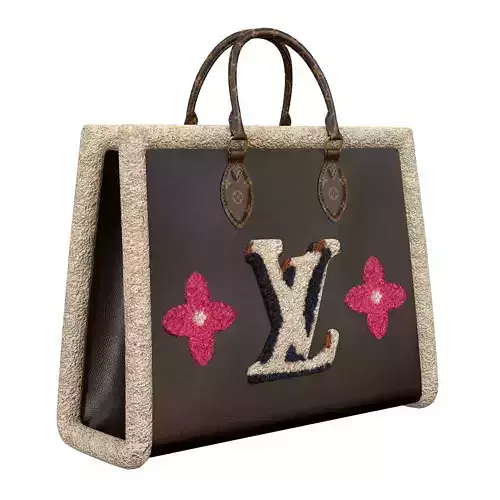 Louis Vuitton Onthego Bag GM Low-poly 3D model