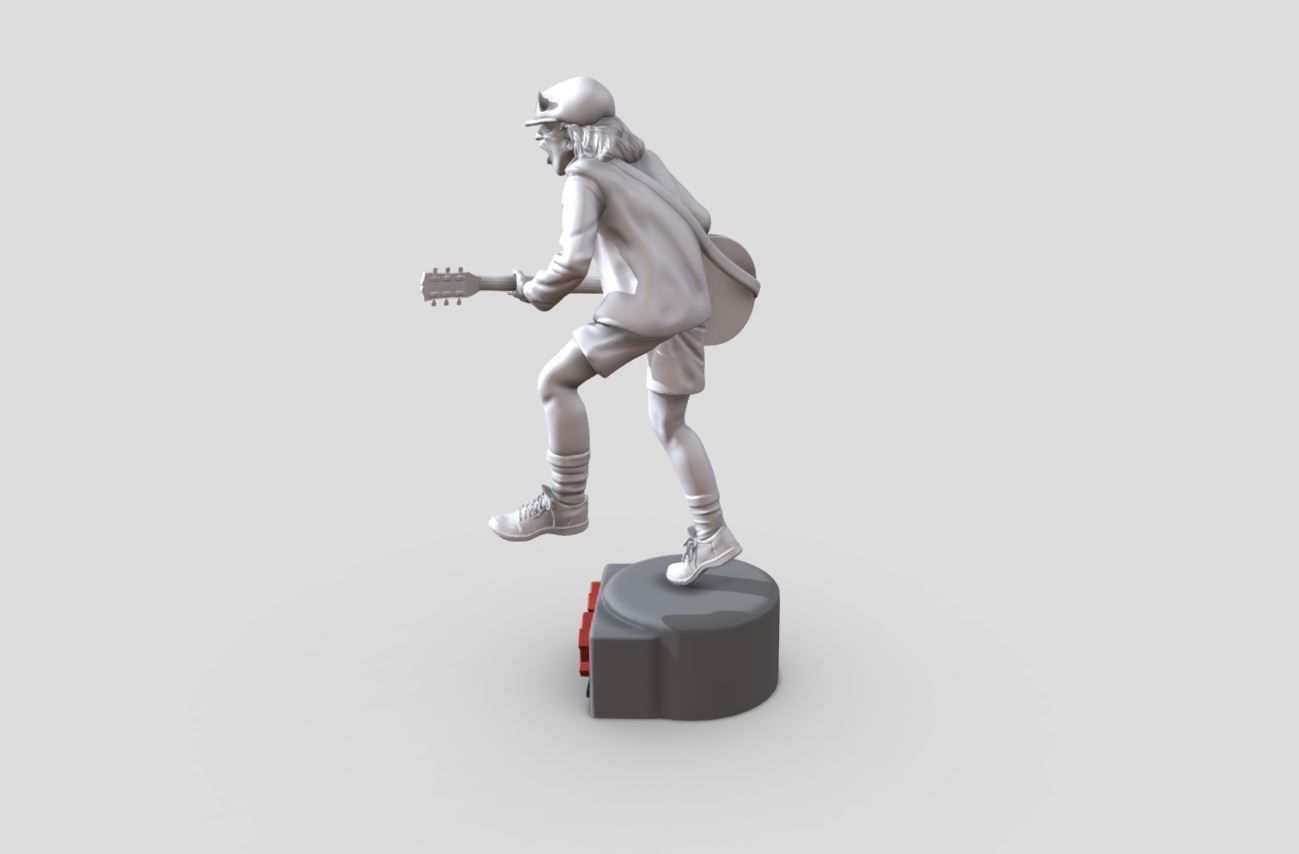Angus Young - ACDC 3D Printable 3D print model_5