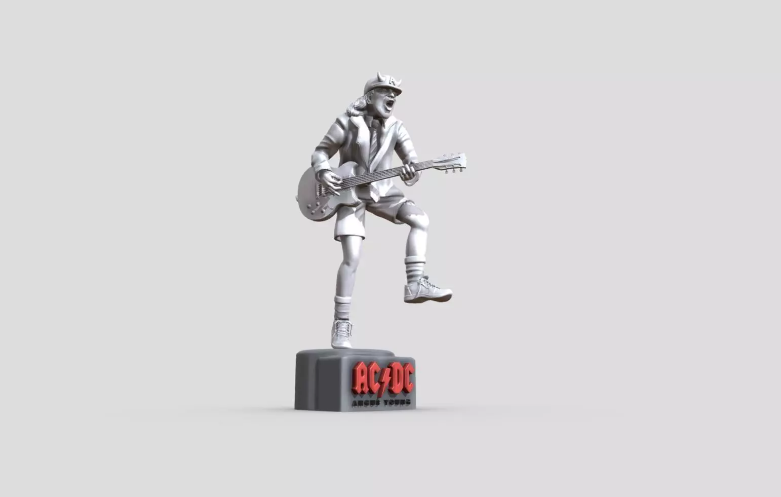 Angus Young - ACDC 3D Printable 3D print model_0