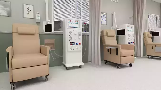 Dialysis Clinic Center 3Dmodel 3D model
