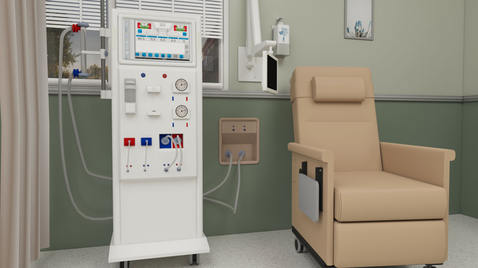 Dialysis Clinic Center 3Dmodel 3D model_3