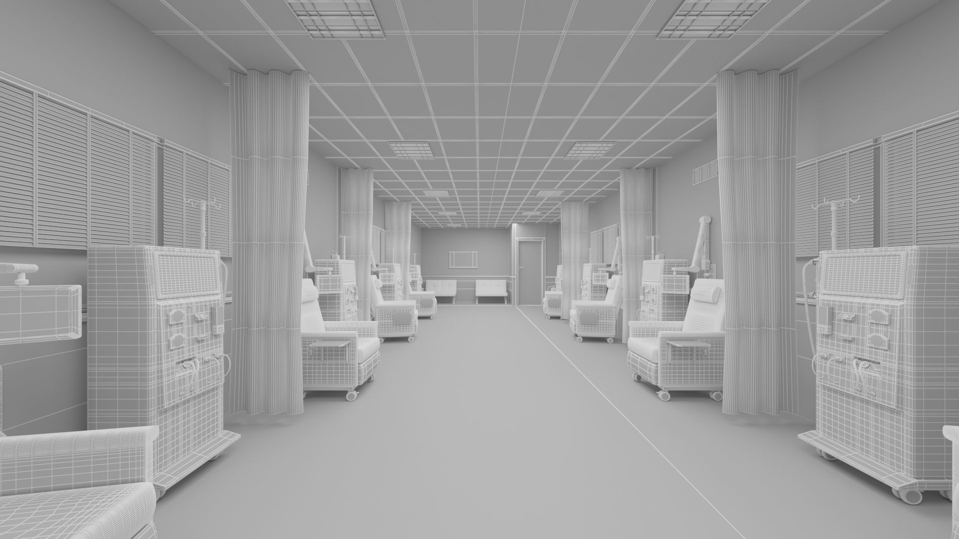 Dialysis Clinic Center 3Dmodel 3D model_5