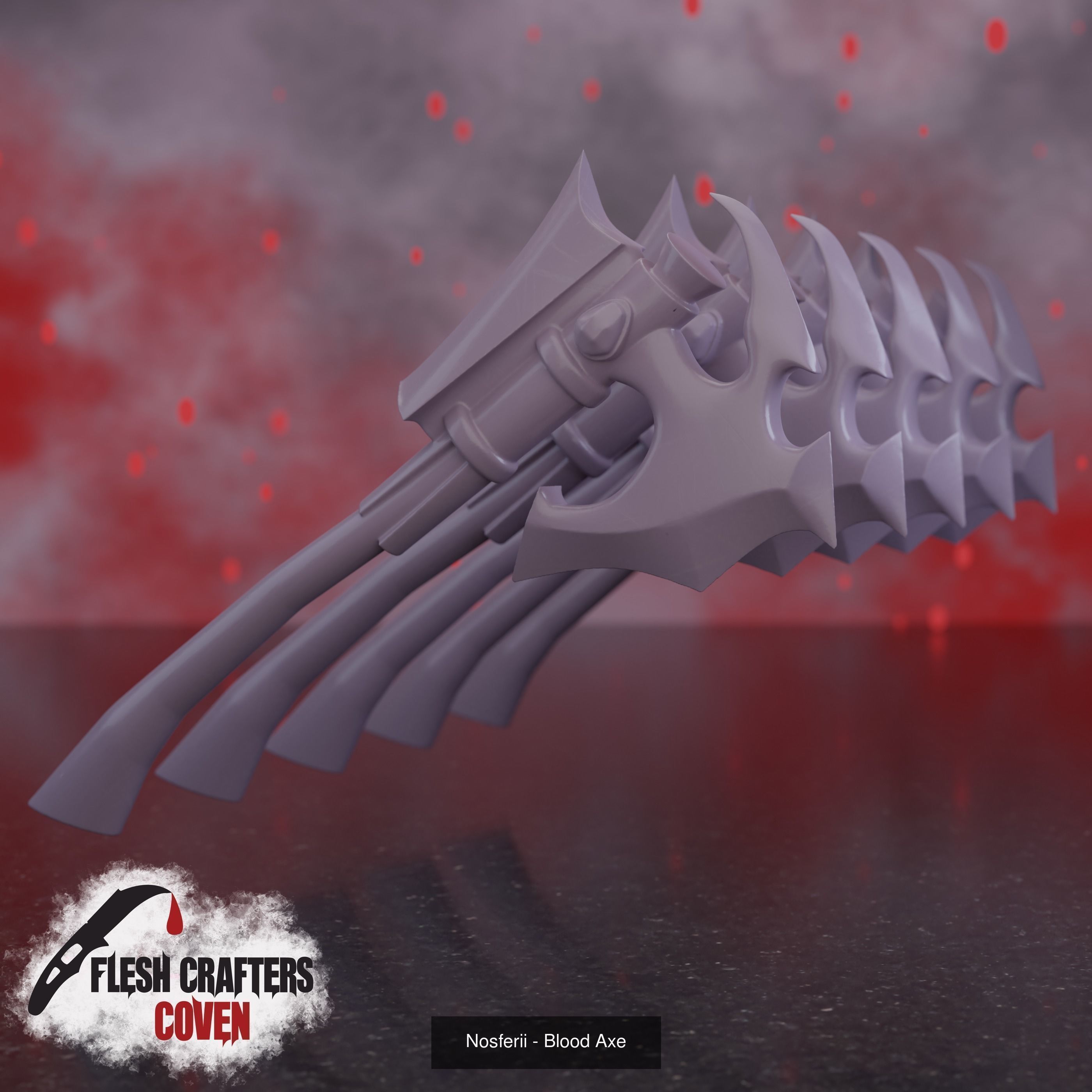 Cabal Legion Head and weapon bit Lot 3D Model Collection_5