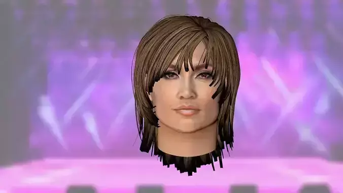 JENNIFER LOPEZ HEAD 3D model