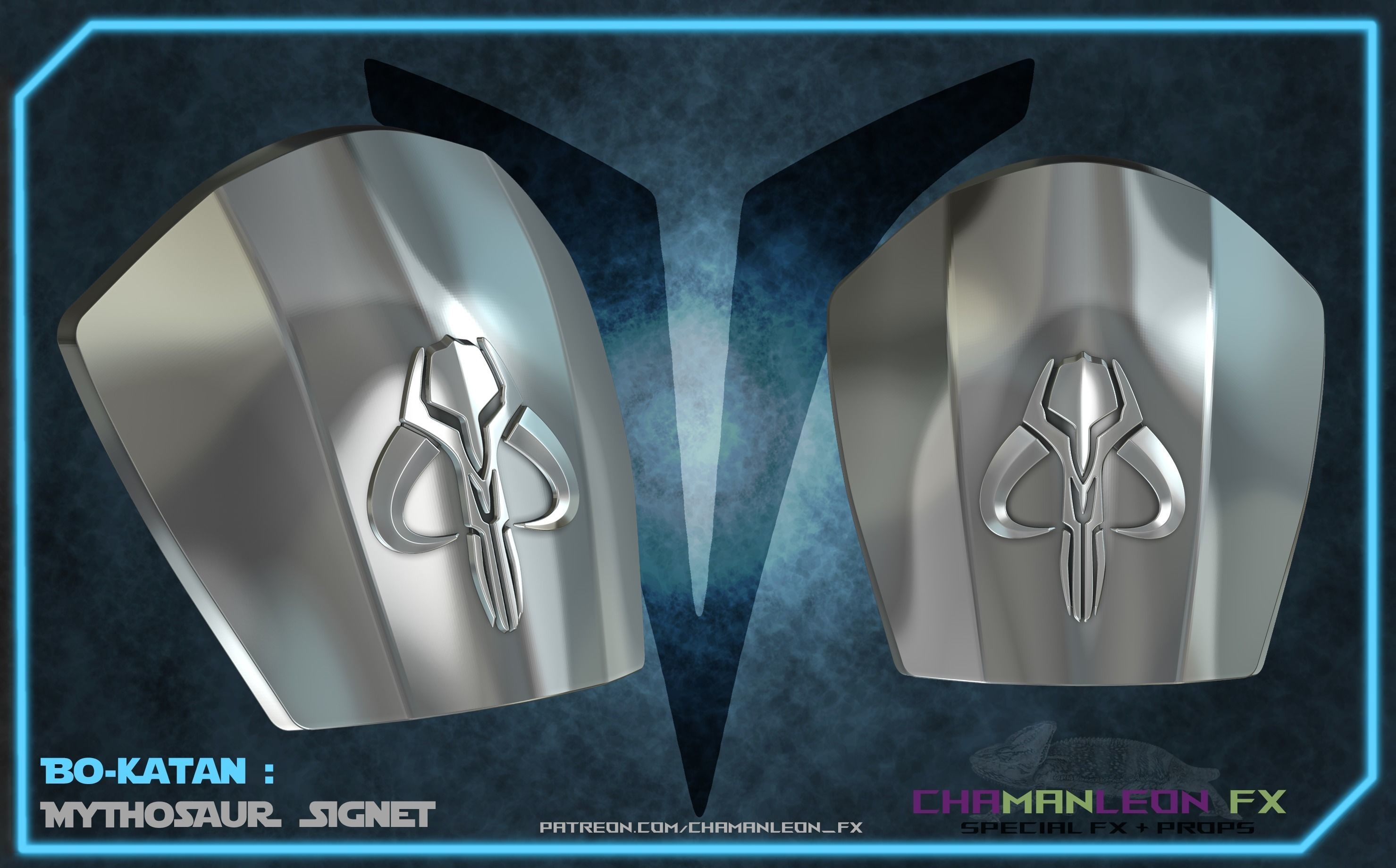 Bo Katan Armor Bundle The Mandalorian Cosplay 3D print model_16