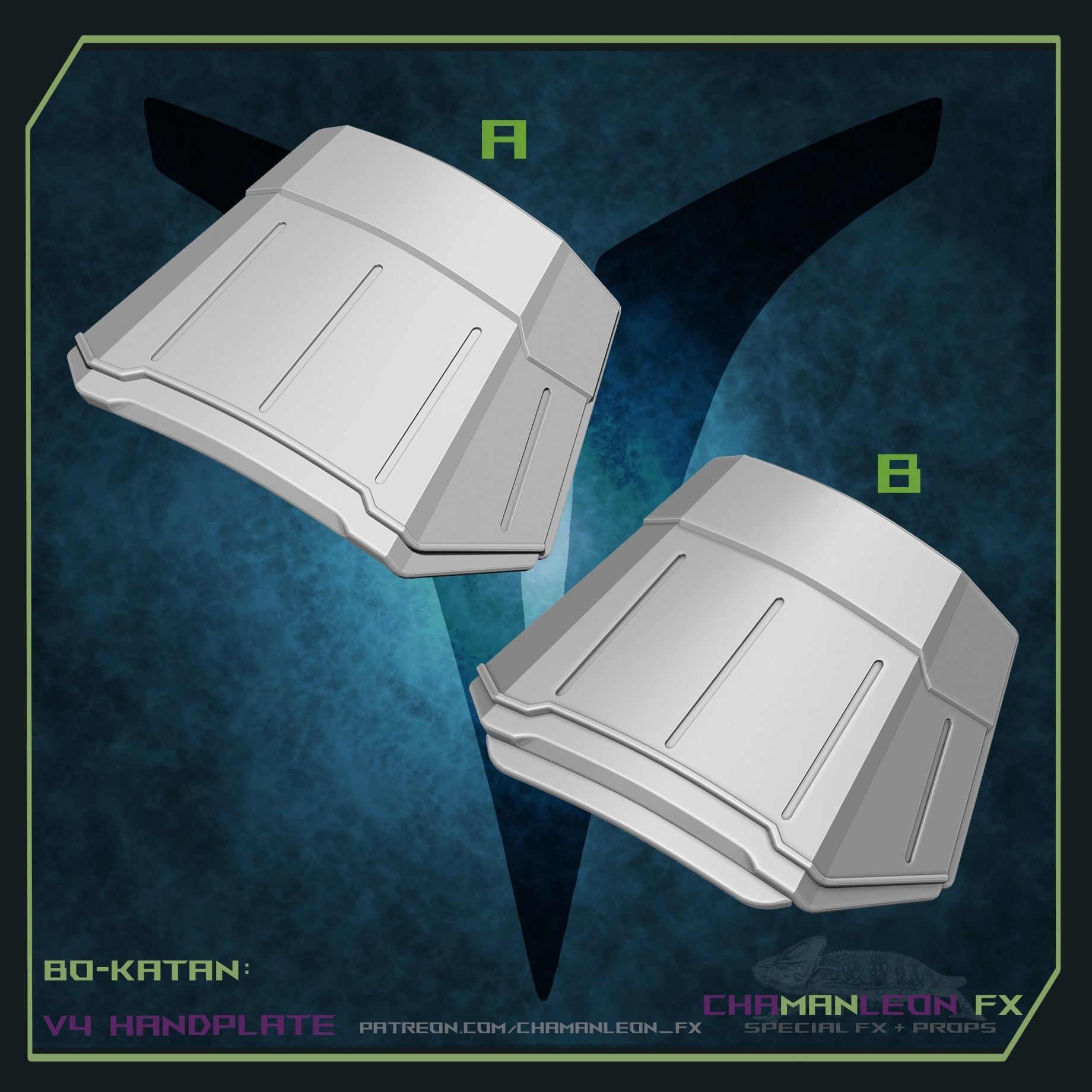 Bo Katan Armor Bundle The Mandalorian Cosplay 3D print model_5