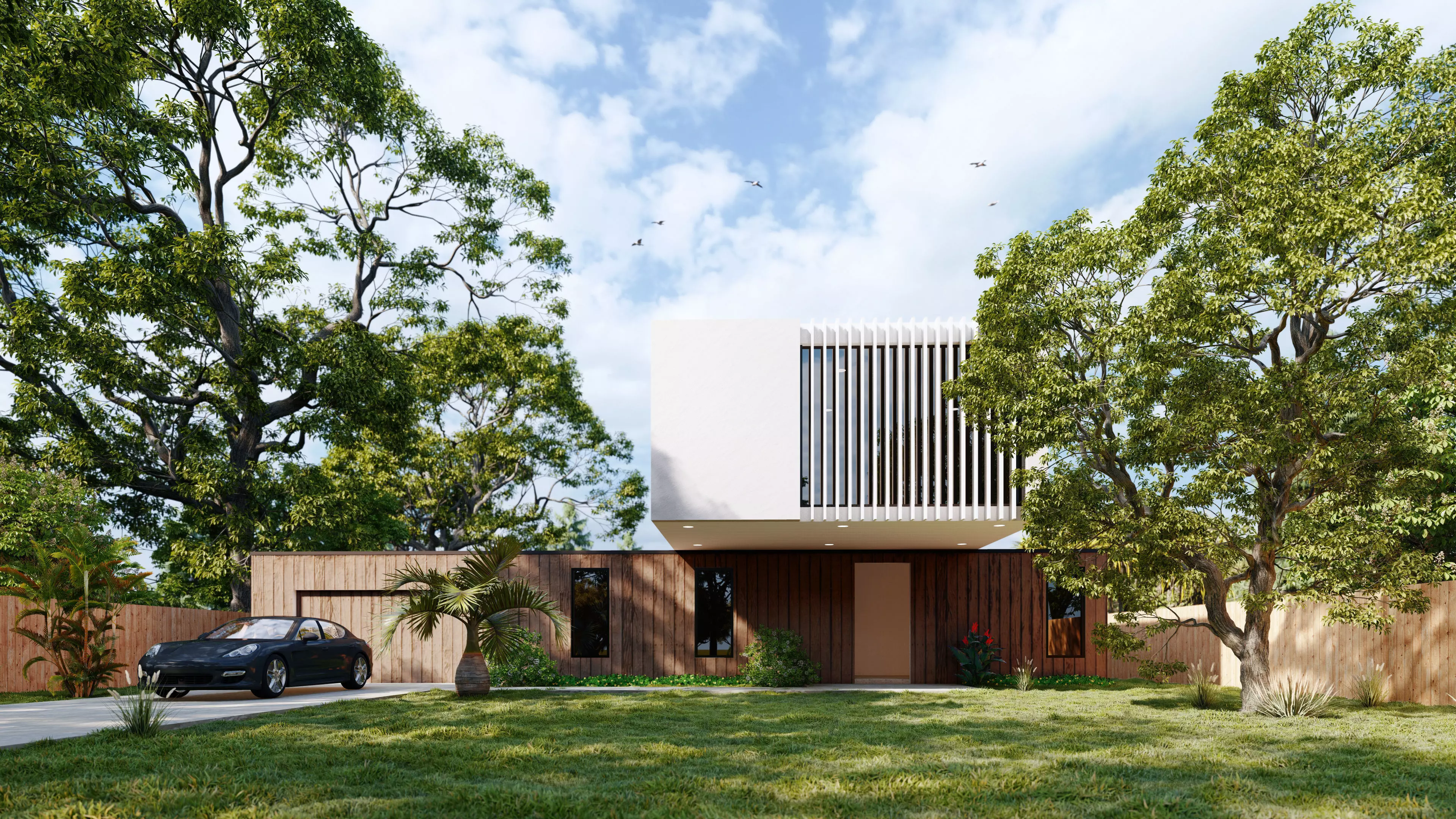 SCENE LUMION 9 AND ABOVE HOUSE BY YOGA4ARCH 3D model_0