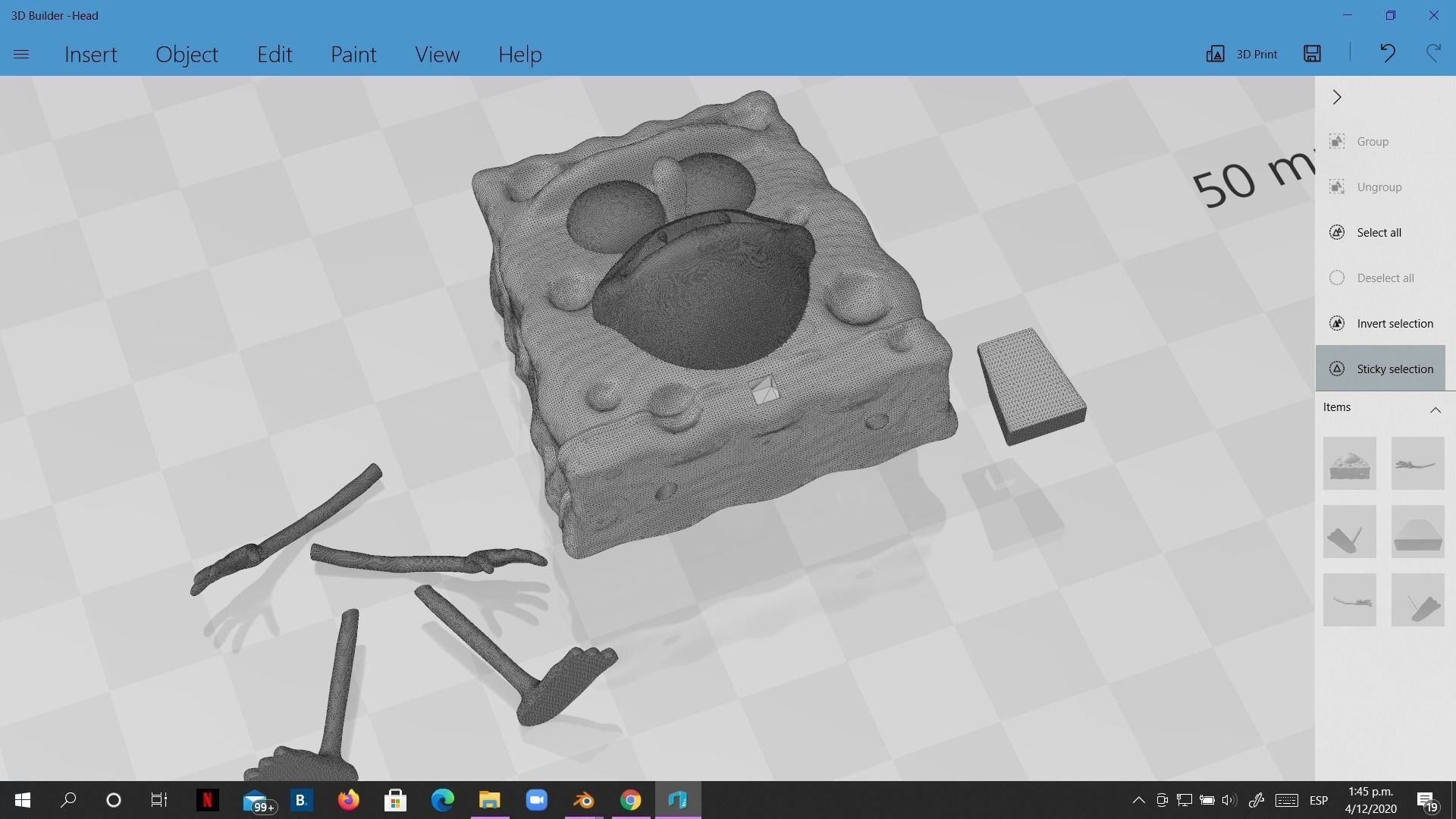 7 Printable models Spongebob memes pack print 3D print model_10