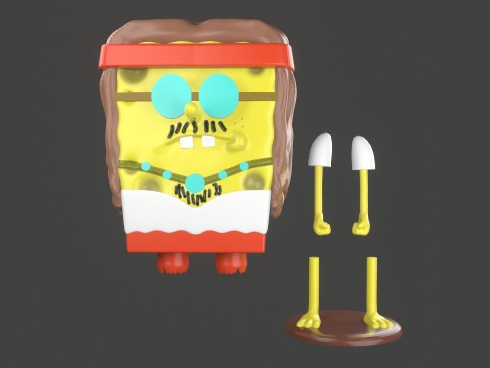7 Printable models Spongebob memes pack print 3D print model_14