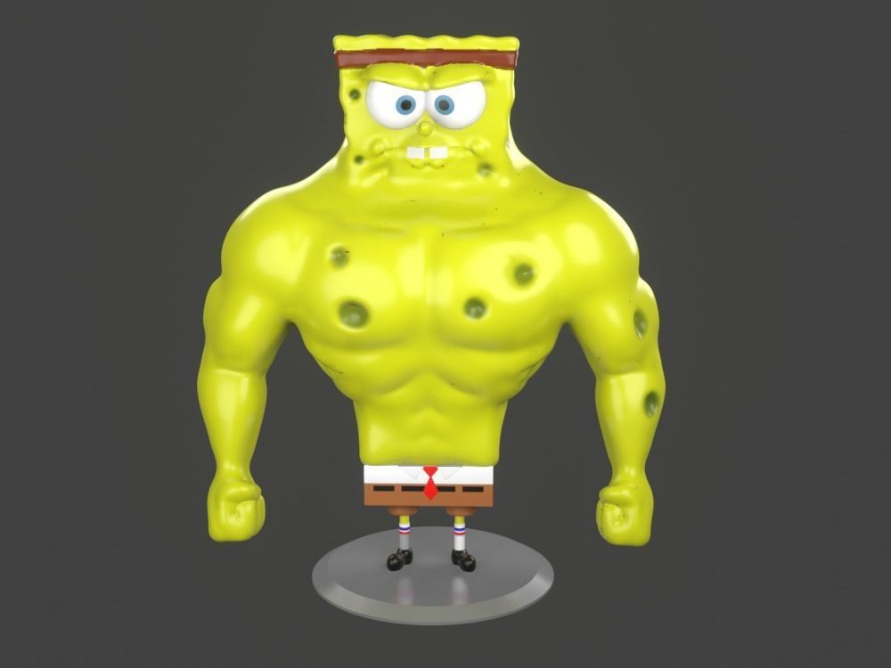 7 Printable models Spongebob memes pack print 3D print model_19