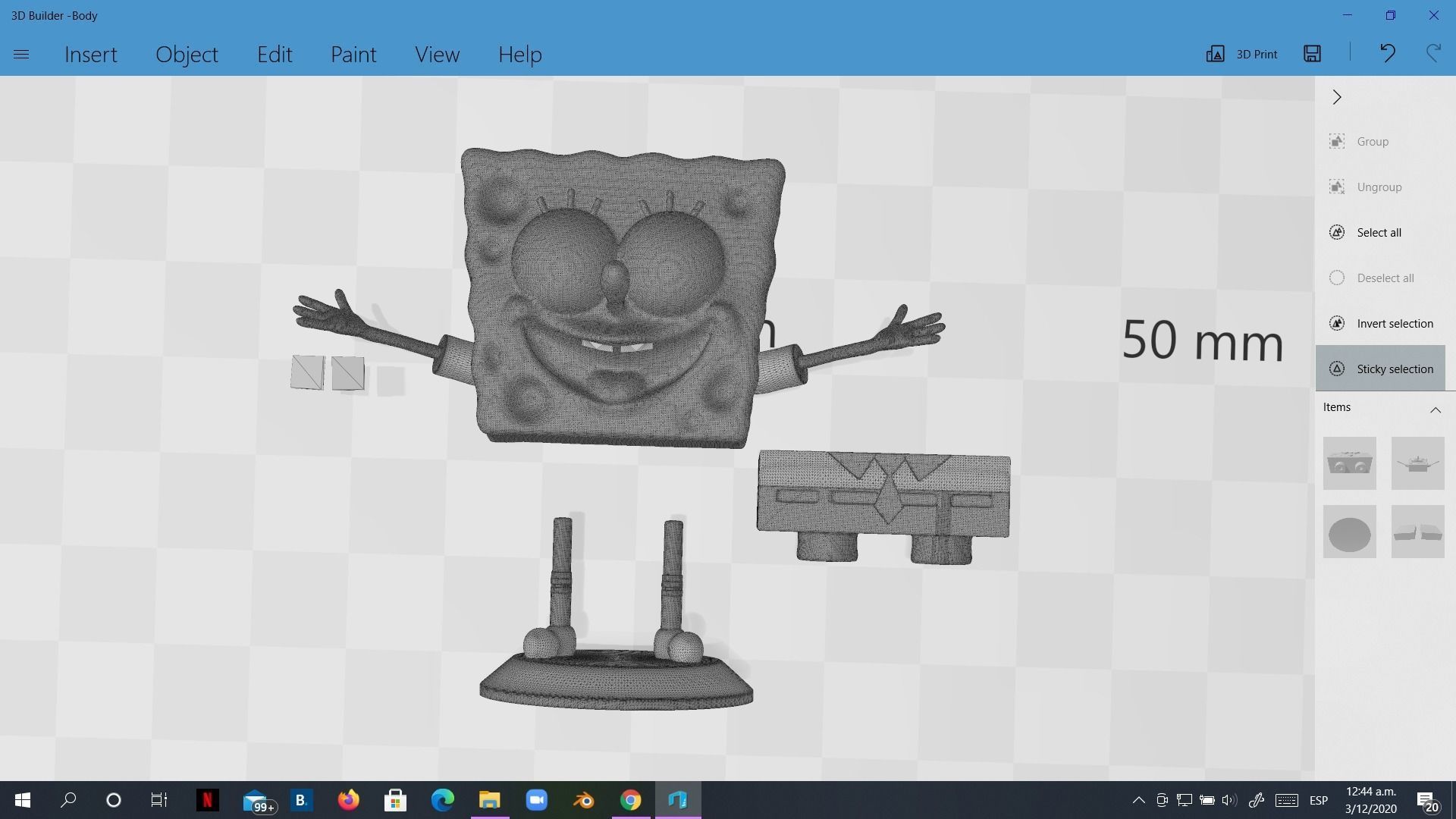 7 Printable models Spongebob memes pack print 3D print model_13