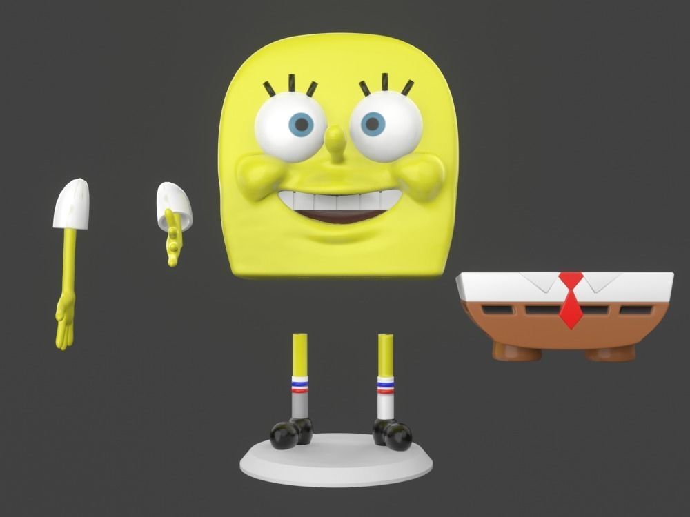 7 Printable models Spongebob memes pack print 3D print model_23