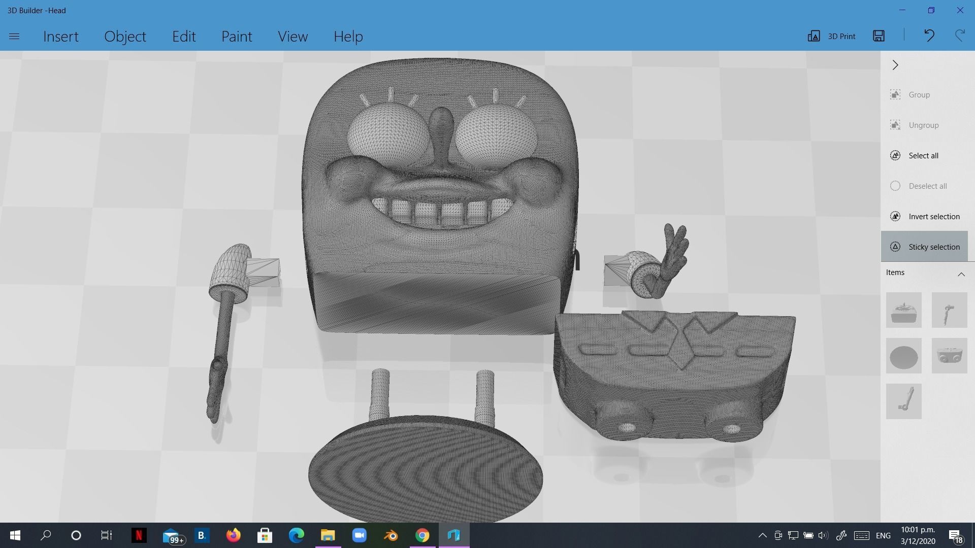 7 Printable models Spongebob memes pack print 3D print model_24